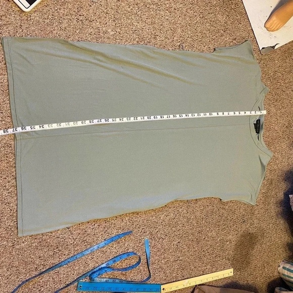 Joan Vass New York Modal Blend Stretchy Soft and Casual Dress Women Size M - Picture 5 of 8